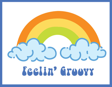 TCW6069 Layered A2 Rainbow Vibes Stencil