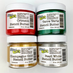 TCW9076 Stencil Butter 4 Pack- Holiday