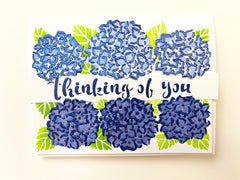 TCW6043 Layered A2 Hydrangea Banner Stencil