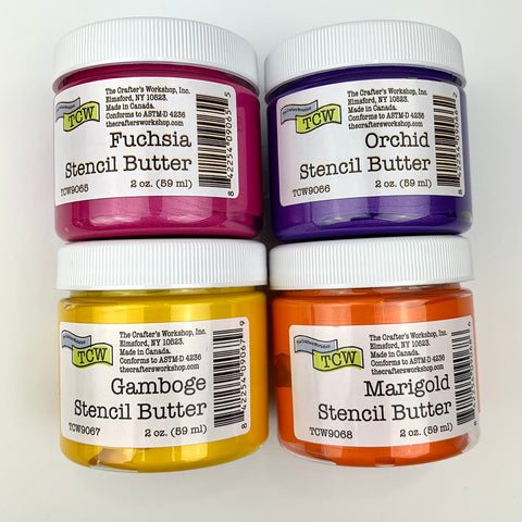 TCW9075 Stencil Butter 4 Pack- Mardi Gras