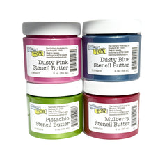 TCW9216 Stencil Butter 4 Pack-Cottage Garden