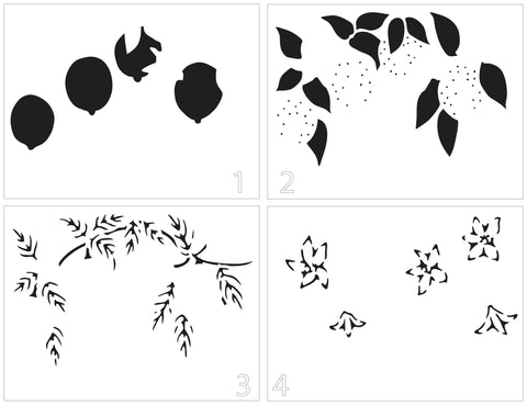 TCW6061 Layered Lemon Branch