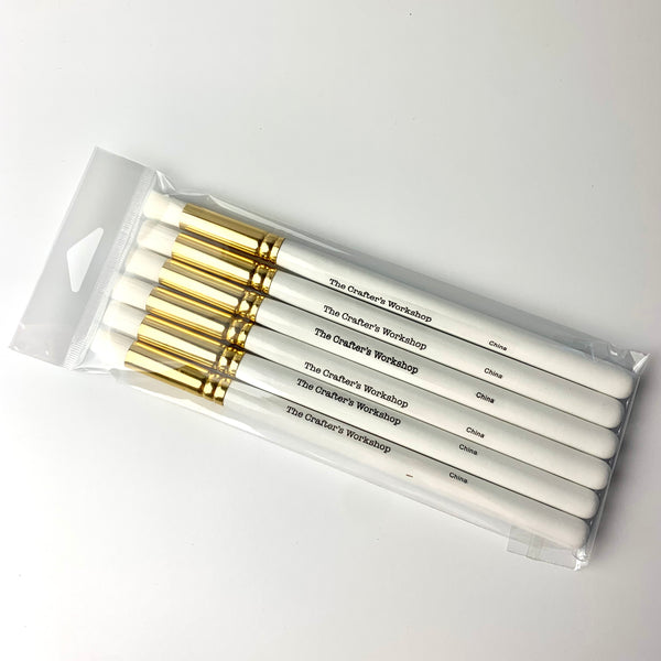 TCW9145 Medium Stencil Blending Brushes set of 6