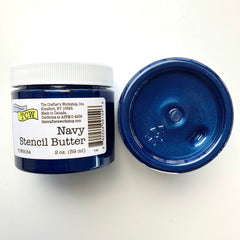 Stencil Butter - Navy 2oz.