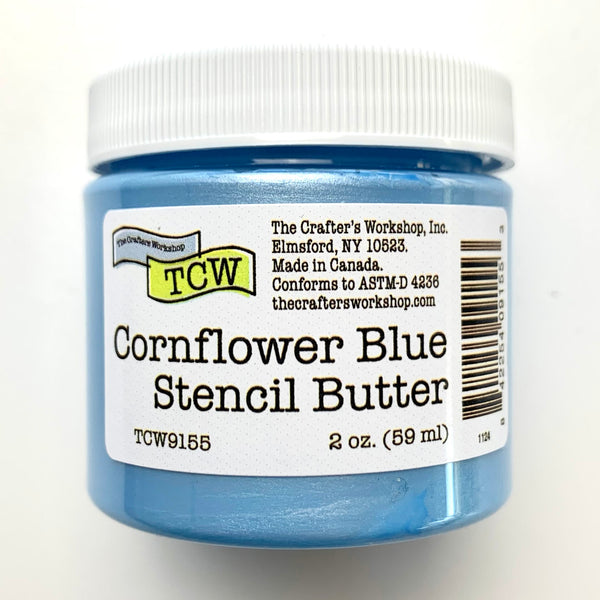 Stencil Butter - Cornflower Blue 2oz.