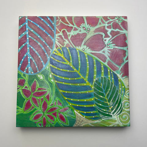 TCW1048 Botanical Squares Stencil