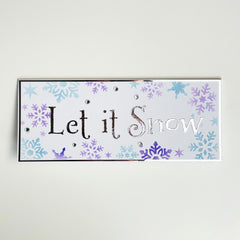 TCW6009 Merry Snowflakes Layered Slimline Stencil