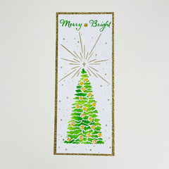 TCW6011 Tall Christmas Tree Layered Slimline Stencil