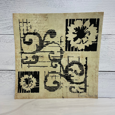 TCW769 Flower Scroll