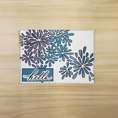 TCW972 Stencil Petal Splash