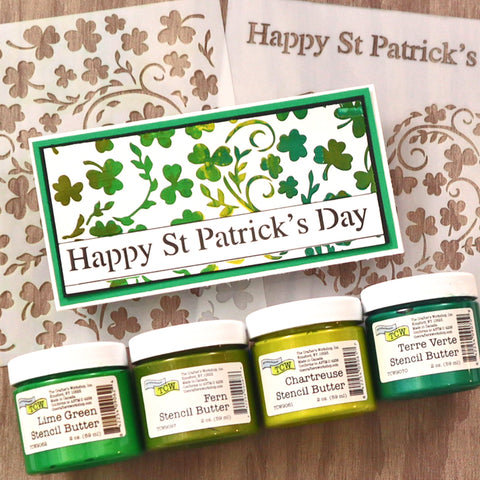 Shamrock Stencil Bundle & Stencil Butters