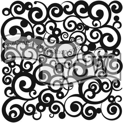 TCW156 Cosmic Swirl Stencil