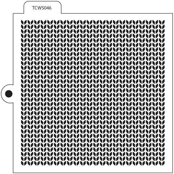 TCW5046 Knitting Cookie Stencil