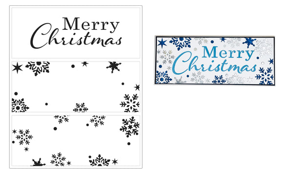 TCW6009 Merry Snowflakes Layered Slimline Stencil