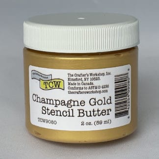 TCW9080 Champagne Gold Stencil Butter 2 oz.
