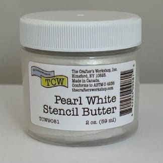 TCW9081 Pearl White Stencil Butter 2 oz.