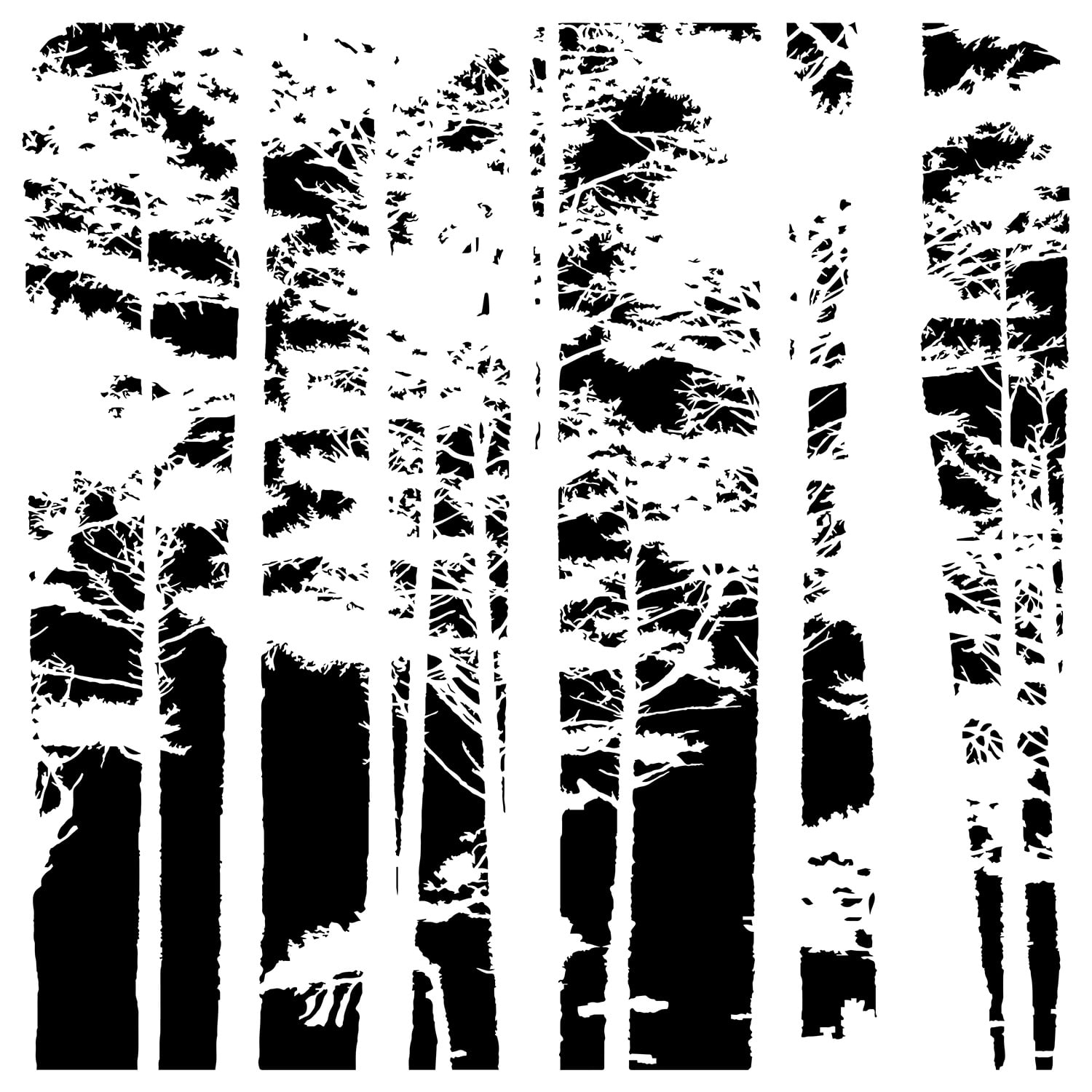 TCW1044 Tree Canopy Stencil  The Crafter's Workshop Stencils