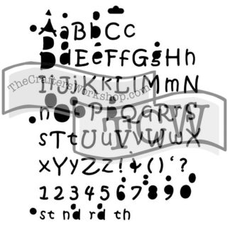 Stencil Casual Letters