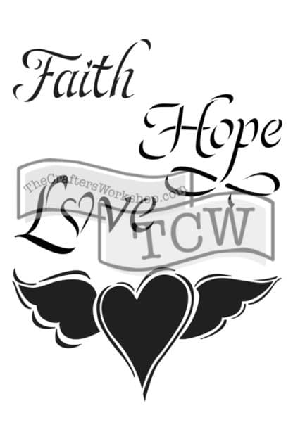 TCW2145 Faith Hope Love