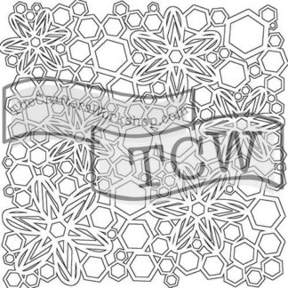TCW560 Hex Flowers