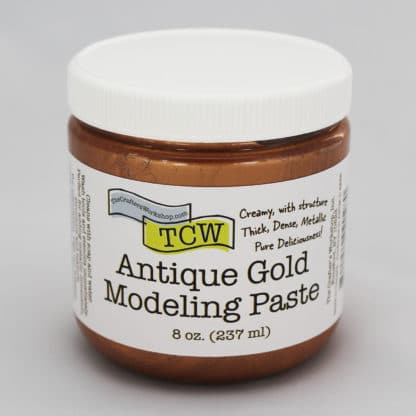 TCW9028 Antique Gold Modeling Paste 8 oz.