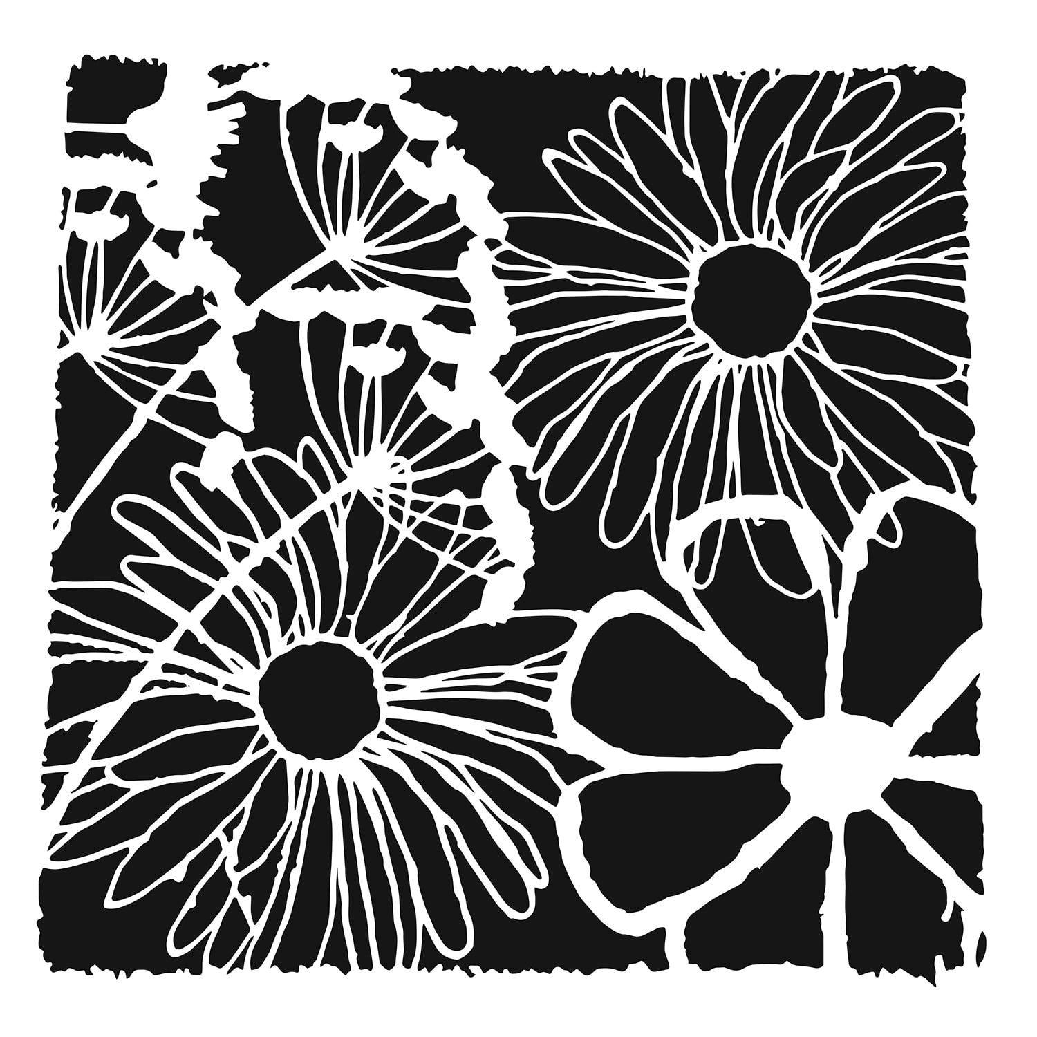 Stencil Flower Graphic by MARYCRAFTIRIA · Creative Fabrica